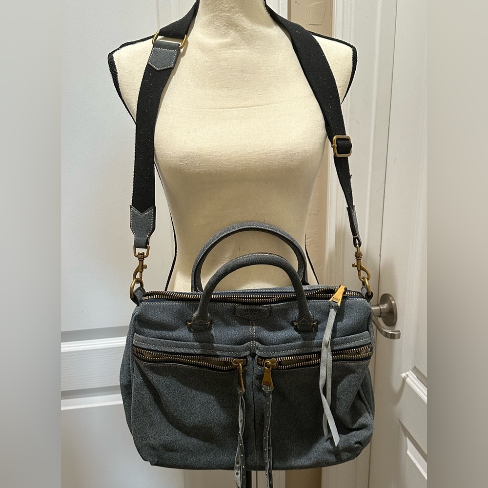 Aimee Kestenberg Gray Satchel Bag
